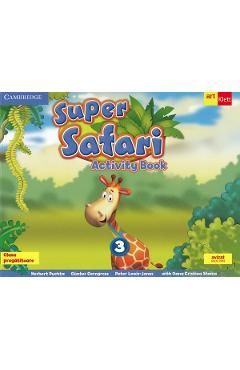Super Safari 3. Activity Book. Limba engleza - Clasa pregatitoareCD