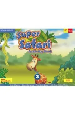 Super Safari 3. Activity Book. Limba engleza - Clasa pregatitoareCD de Peter Lewis-Jones