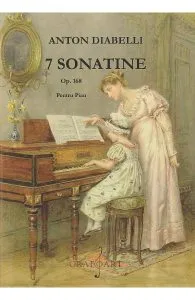 7 sonatine. Opus 168 pentru pian de Anton Diabelli