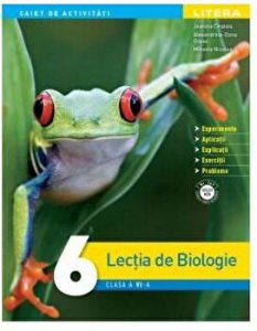 Caiet de activitati. Lectia de biologie. Clasa a VI-a