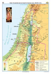 Cele 12 semintii ale lui Israel in Canaan (sec XIII-XII i. Hr.)