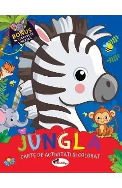 Jungla. Carte de activitati si colorat de Autor Anonim