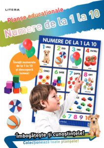 Numere de la 1 la 10. Planșe educaționale