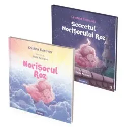 Pachet format din 2 titluri pentru copii Norisorul Roz, Secretul norisorului roz de Cristina Donovici 