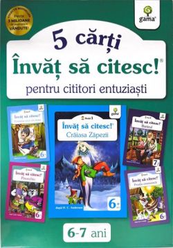 Pachet "Invat sa citesc pentru cititori entuziasti 6" - 6-7 ani