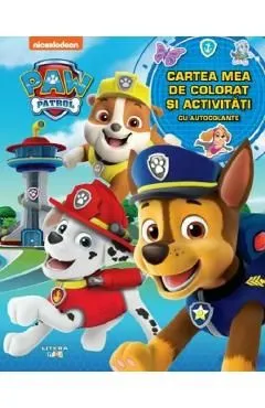Patrula catelusilor. Cartea mea de colorat si activitati cu autocolante