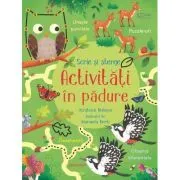 Scrie si sterge. Activitati in padure (Usborne) de Usborne Books