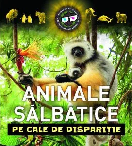 Animale sălbatice pe cale de dispariție (carte 3D)