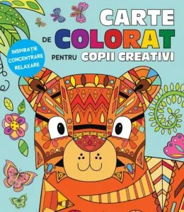 Carte de colorat pentru copii creativi