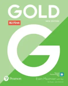 Gold B1  Pre-First 2018 Exam Maximiser with Key de Sally Burgess