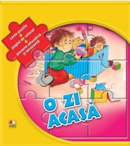 O zi acasa. Carte puzzle