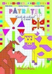 Patratel - carte de colorat 4-5 ani