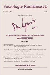 Sociologie Romaneasca. Vol. X, Nr. 3