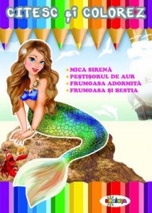 Citesc si colorez - Mica sirena