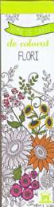 Flori. Semne de carte de colorat