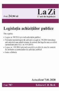 Legislatia achizitiilor publice Act. 7.01.2020