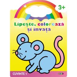 Lipeste, coloreaza si invata cuvinte 1 3 ani