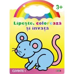 Lipeste, coloreaza si invata cuvinte 1 3 ani