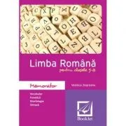Memorator de limba romana pentru clasele 5-8 de Vasilica Zegreanu