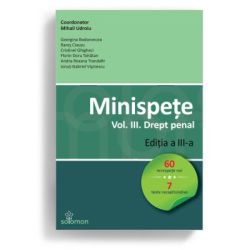 Minispete. Volumul 3. Drept penal. Editia a 3-a