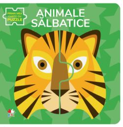 Animale salbatice. Prima mea carte cu puzzle