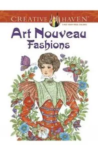 Art Nouveau Fashions. Coloring Book