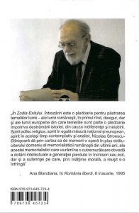 In zodia exilului. Intrezariri. Fragmente de jurnal