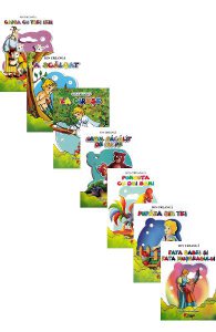 Pachet carti de colorat literatura romana: 7 titluri