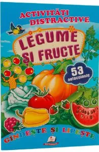 Activitati distractive: Legume si fructe. 53 autocolante