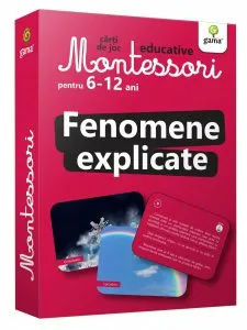 Fenomene explicate - Carti de joc Montessori