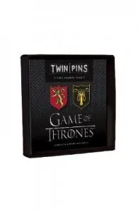 Game of Thrones Twin Pins: Lannister and Greyjoy Sigils