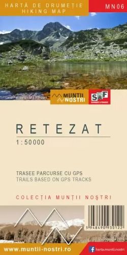 Munții Retezat. Harta de drumeție - Munții noștri