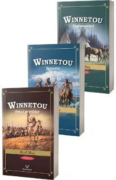 Pachet 3 carti Winnetou: Omul preriilorDetectivTestamentul de Karl May