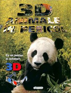 3D - Animale in pericol - Cu un poster si ochelari 3D