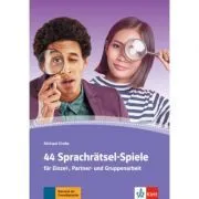 44 Sprachratsel-Spiele. Fur Einzel-, Partner- und Gruppenarbeit. Arbeitsblatter, Kopiervorlagen de Michael Dreke