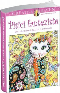 Pachet: Pisici fanteziste -  carte de colorat si relaxare pentru adulti + Relaxare pentru incepatoare
