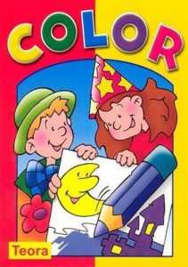 Seria COLOR Luna - carte de colorat cu site Internet