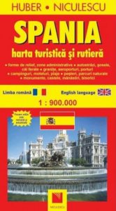 Spania. Harta turistica si rutiera