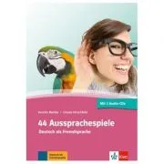 44 Aussprachespiele, Buch   2 Audio-CDs   Online-Angebot. Deutsch als Fremdsprache de Ursula Hirschfeld