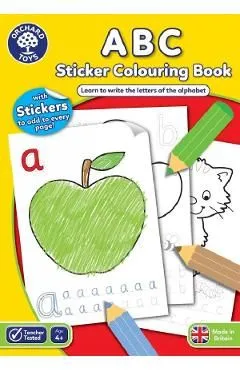 ABC. Carte de colorat cu activitati 4 ani