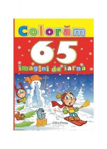 Colorăm 65 imagini de iarnă