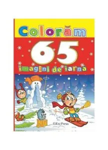 Colorăm 65 imagini de iarnă