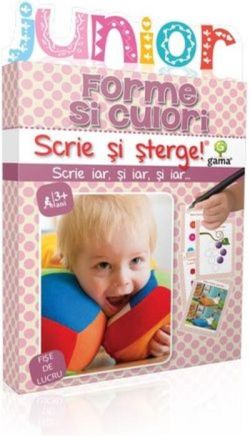 Forme și culori. Scrie și șterge! (2-5 ani)