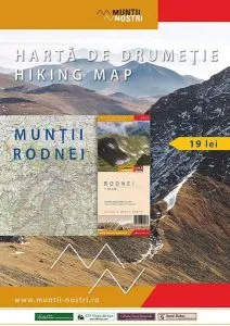 Harta de drumetie- Muntii Rodnei