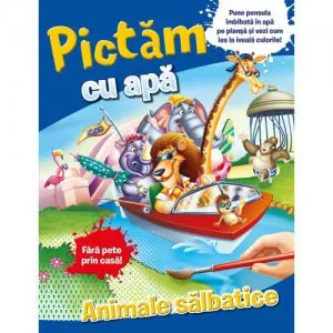 Pictam cu apa. Animale salbatice