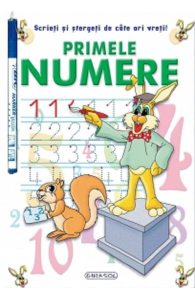 Primele numere. Scrieti si stergeti de cate ori vreti!