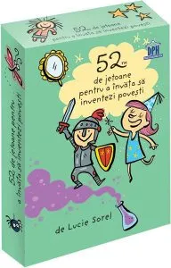 52 de jetoane pentru a învăța să inventezi povești de Lucie Sorel