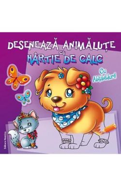 Deseneaza animalute cu hartie de calc