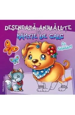Deseneaza animalute cu hartie de calc