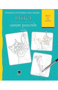 Pisici: uneste punctele. Terapie antistres prin desen